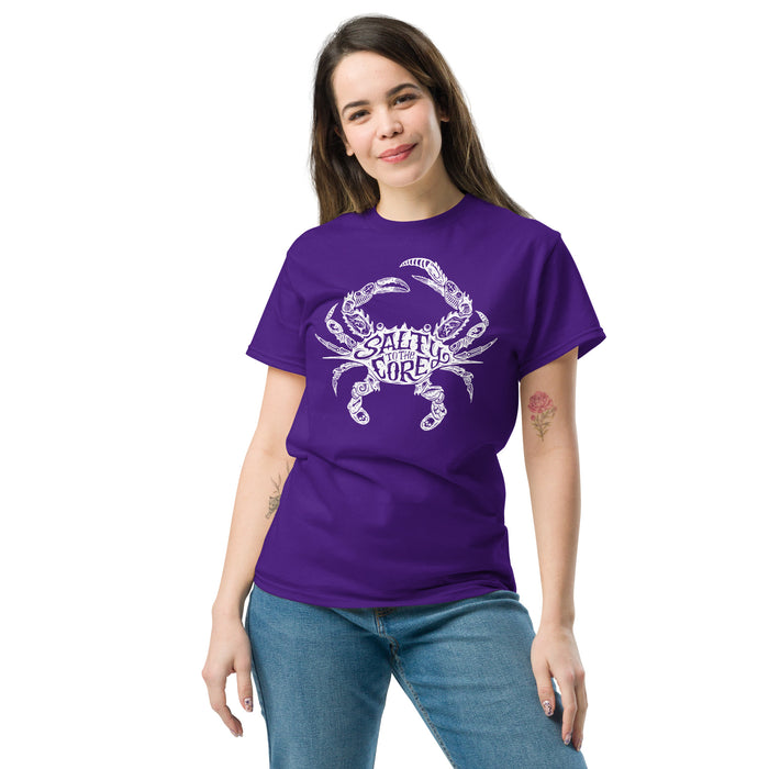 The Official "Salty To The Core" Salty Crab Unisex Short Sleeve T-Shirt - Limited Edition (10% OF PROFITS DONATED TO UNICEF!)