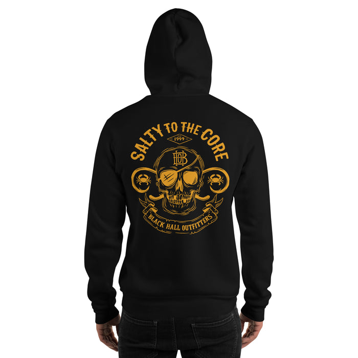 BHO "Salty to the Core" Original Skull Men's Hoodie