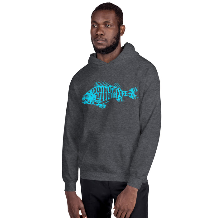 BHO "Salty to the Core" Bone Fish Men's Hoodie