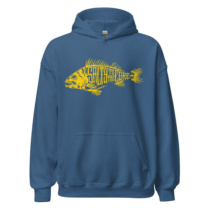 BHO "Salty to the Core" Bone Fish Men's Hoodie