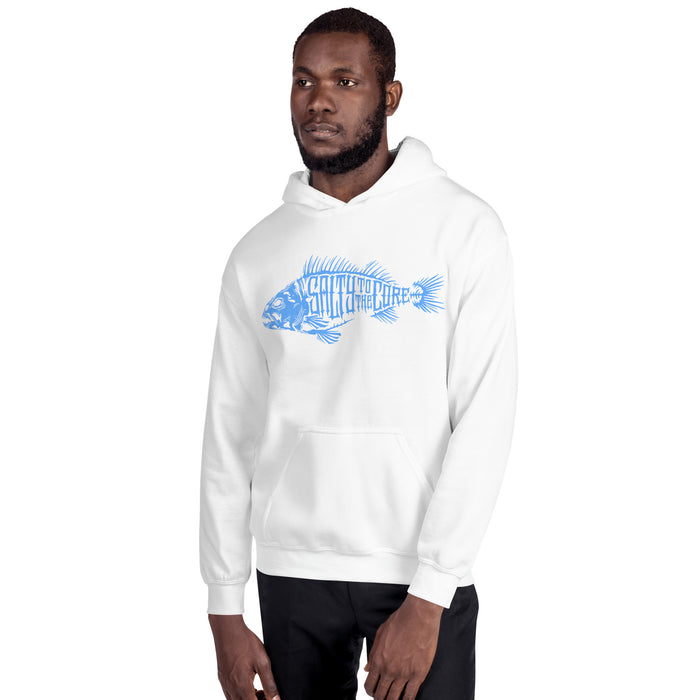 BHO "Salty to the Core" Bone Fish Men's Hoodie