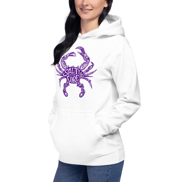 The Official "Salty To The Core" Salty Crab Unisex Hoodie - Limited Edition (10% OF PROFITS DONATED TO UNICEF!)