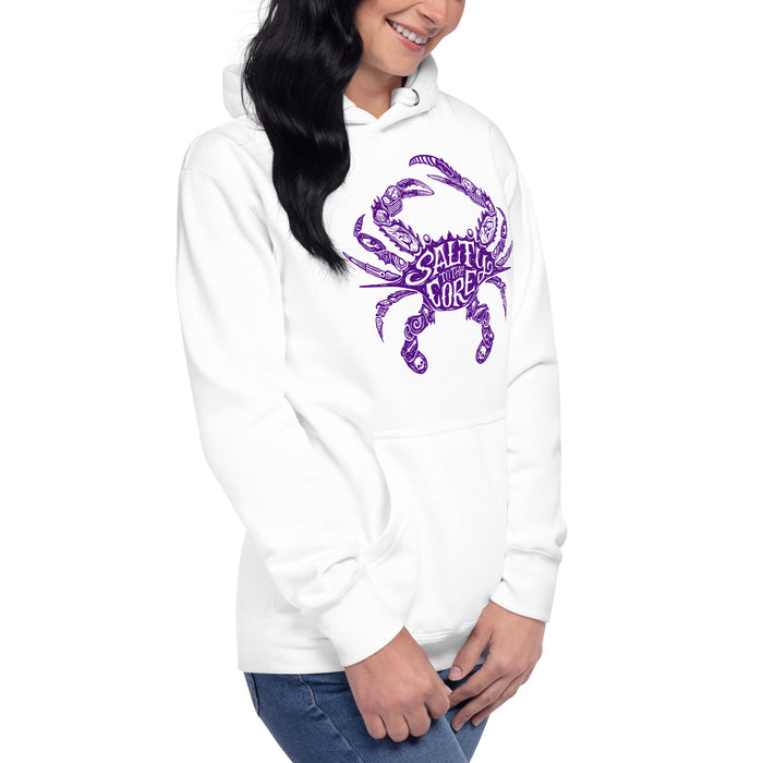 The Official "Salty To The Core" Salty Crab Unisex Hoodie - Limited Edition (10% OF PROFITS DONATED TO UNICEF!)