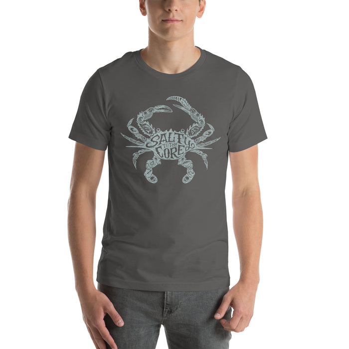 The Official "Salty To The Core" Salty Crab Men's Short Sleeve T-Shirt