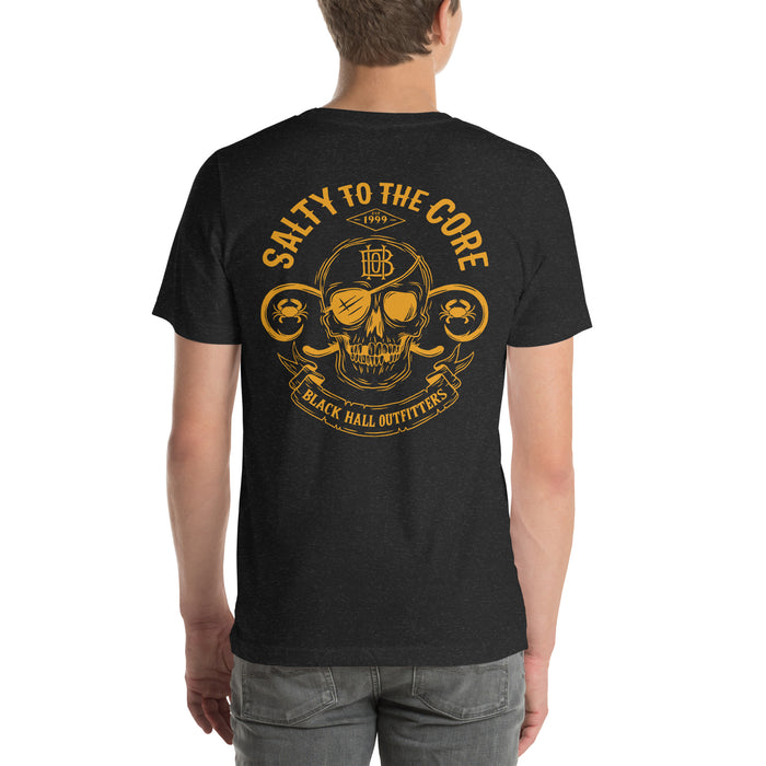 BHO "Salty to the Core" Original Skull Men's Short Sleeve Shirt (2024 Version)