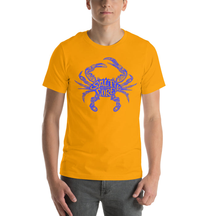 The Official "Salty To The Core" Salty Crab Men's Short Sleeve T-Shirt