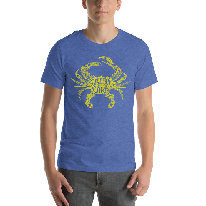 The Official "Salty To The Core" Salty Crab Men's Short Sleeve T-Shirt