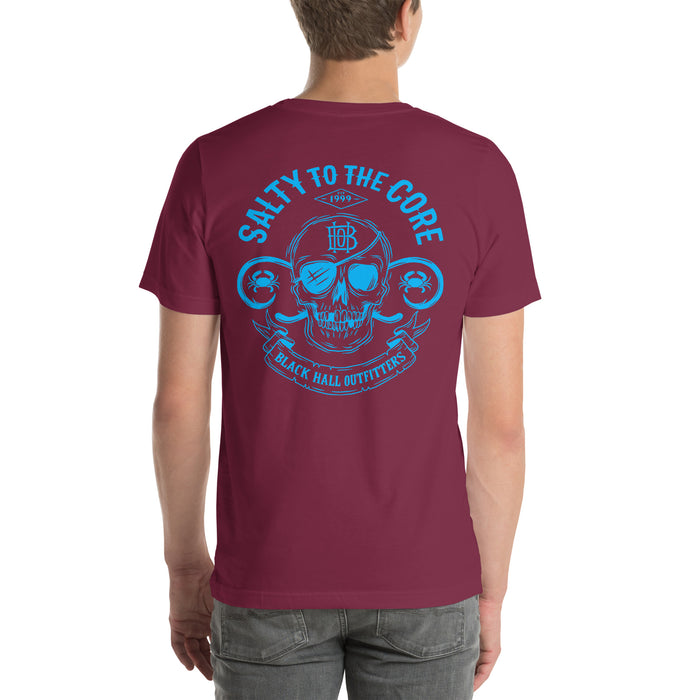 BHO "Salty to the Core" Original Skull Men's Short Sleeve Shirt (2024 Version)