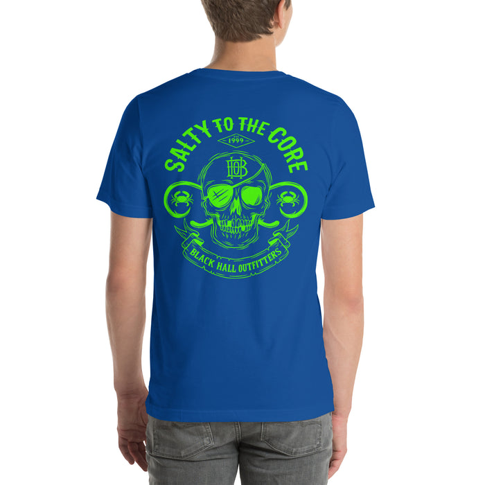 BHO "Salty to the Core" Original Skull Men's Short Sleeve Shirt (2024 Version)