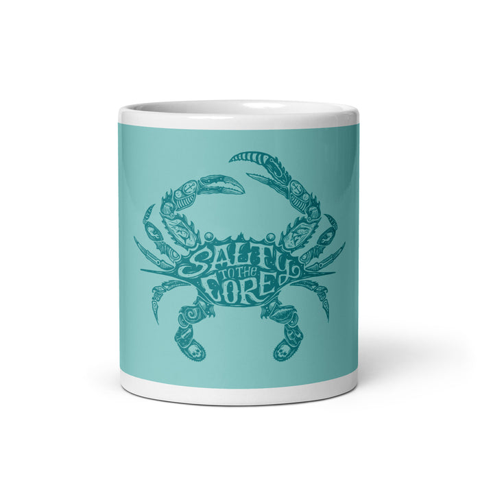 The Official "Salty To The Core" Salty Crab 11 oz Ceramic Mug