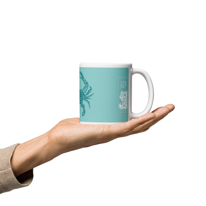 The Official "Salty To The Core" Salty Crab 11 oz Ceramic Mug