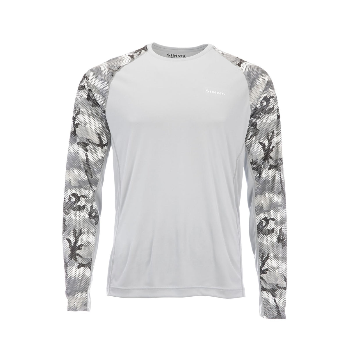 Simms SolarFlex Long Sleeve Crewneck Shirt Print