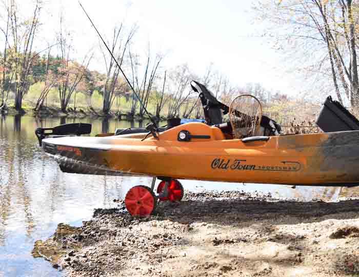 Malone Xpress TRX - Scupper Style Kayak Cart - No-Flat Tires