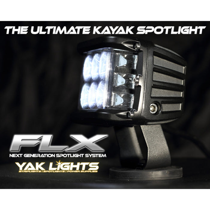 Yak Lights FLX Ultra Bright Spotlight with Navigation Marker Lights and Mag Mount System