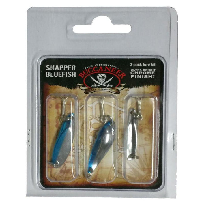 Buccaneer Snapper/Bluefish Three Pack Lure Kit