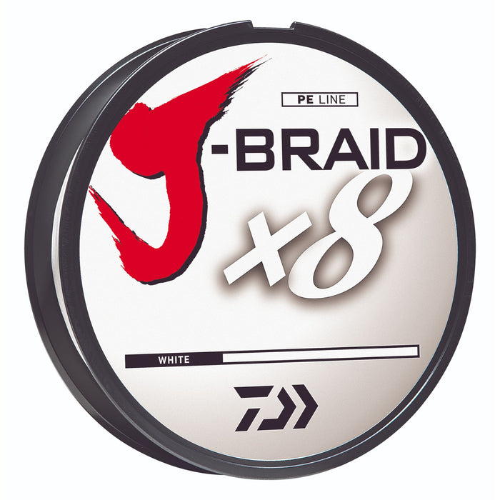 Daiwa J-Braid x8 Braided Line, Chartreuse / 30lb