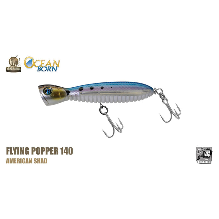 Ocean Born Flying Popper 140 SLD Topwater Popper