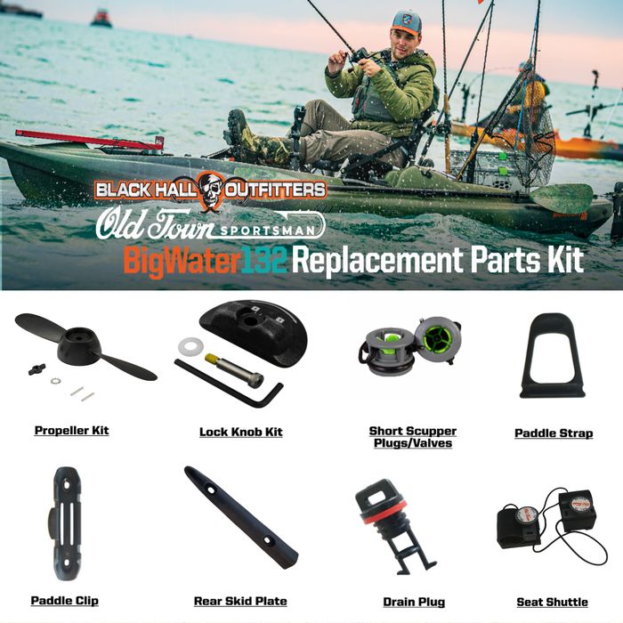 Black Hall Outfitters Old Town Sportsman Big Water PDL Replacement Parts Kit