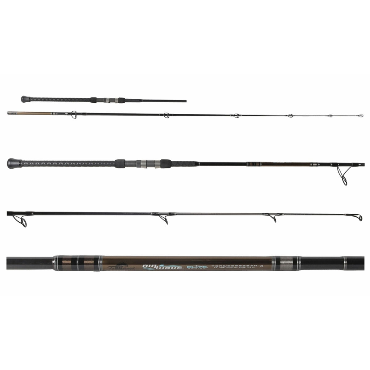 rod tsunami wave Tsunami Airwave Elite Surf Spinning Rods