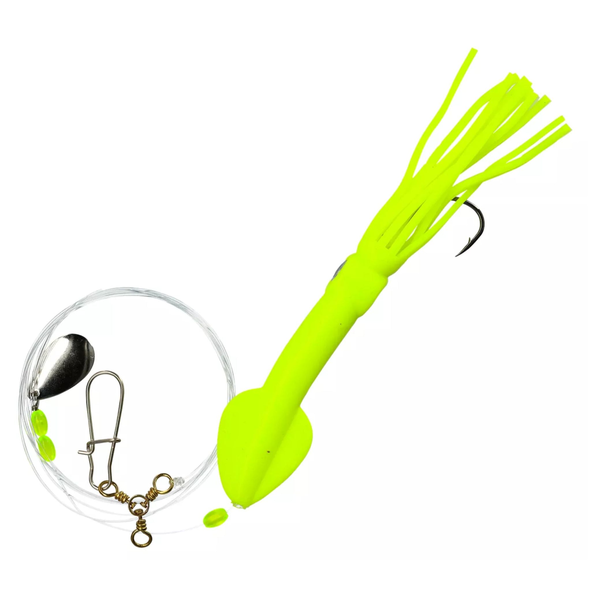 Squad Rigs Tsunami Jumbo Fluke Spinner & Squid Rigs